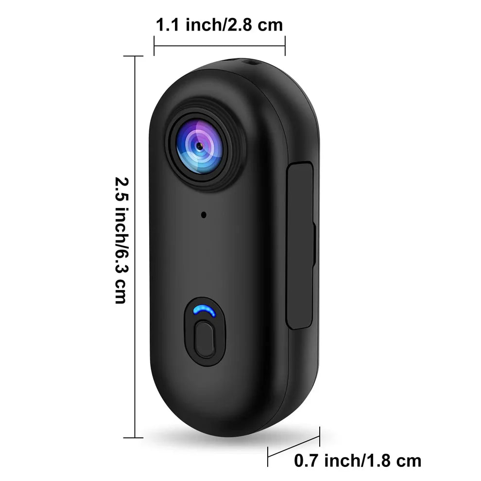 VisusCam - Mini 120° 4K Camera for Recording - Luminous