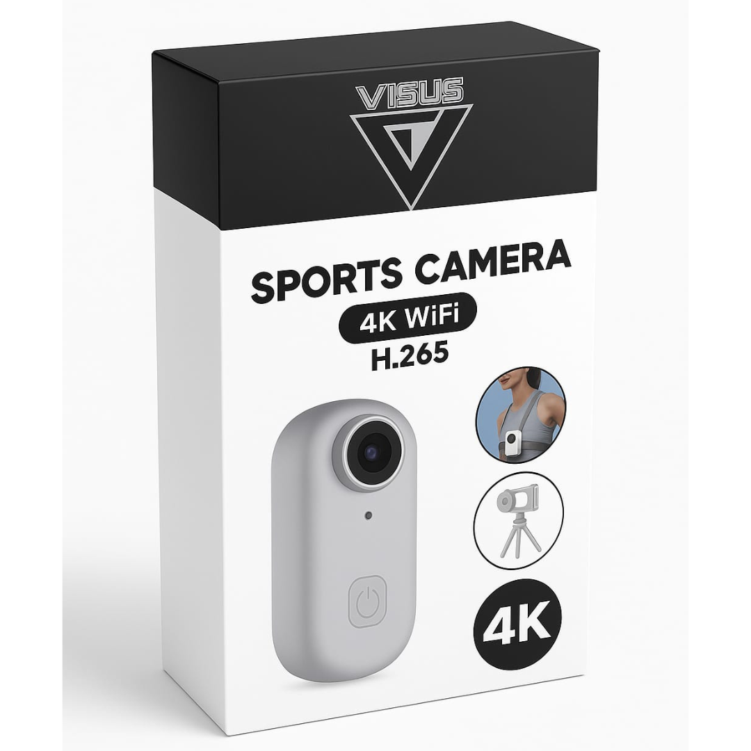 VisusCam - Mini 120° 4K Camera for Recording