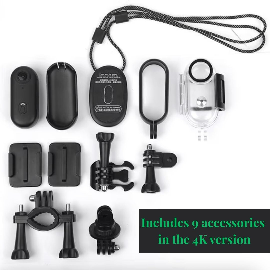 VisusCam - Mini 120° 4K Camera for Recording